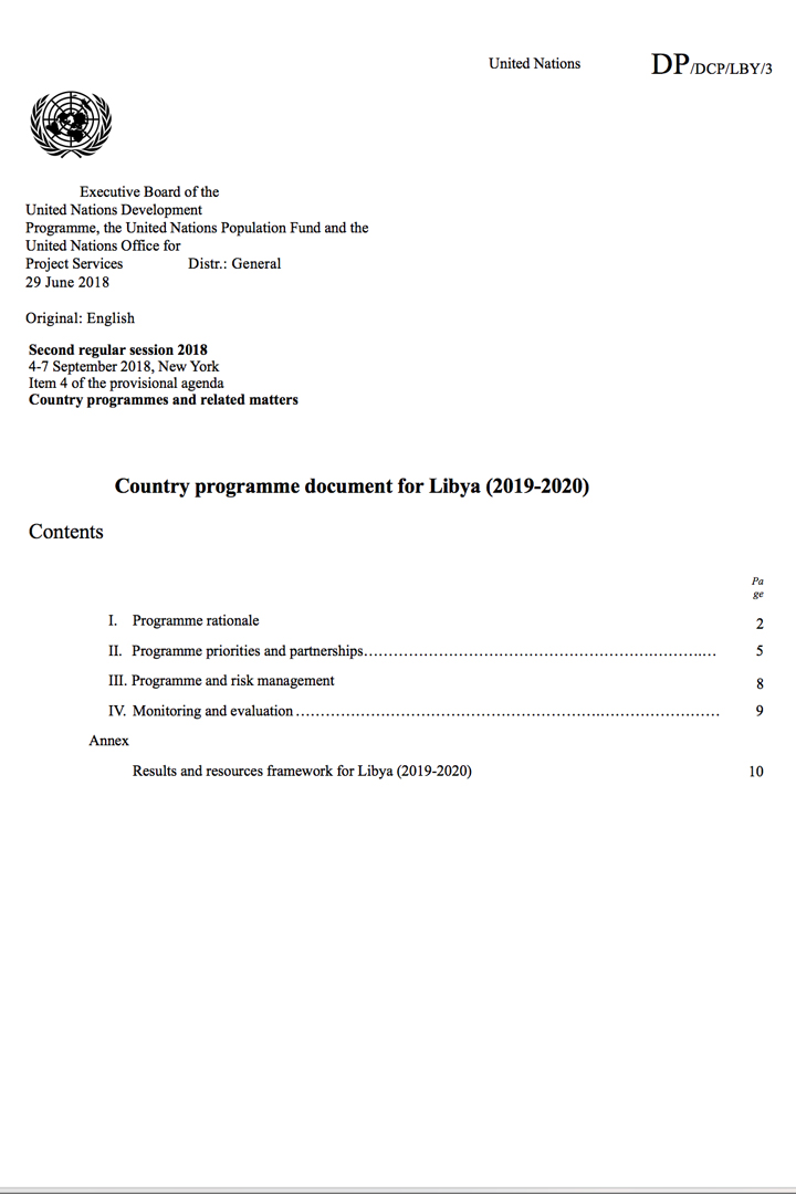 ec-undp jtf libya country programme document for libya